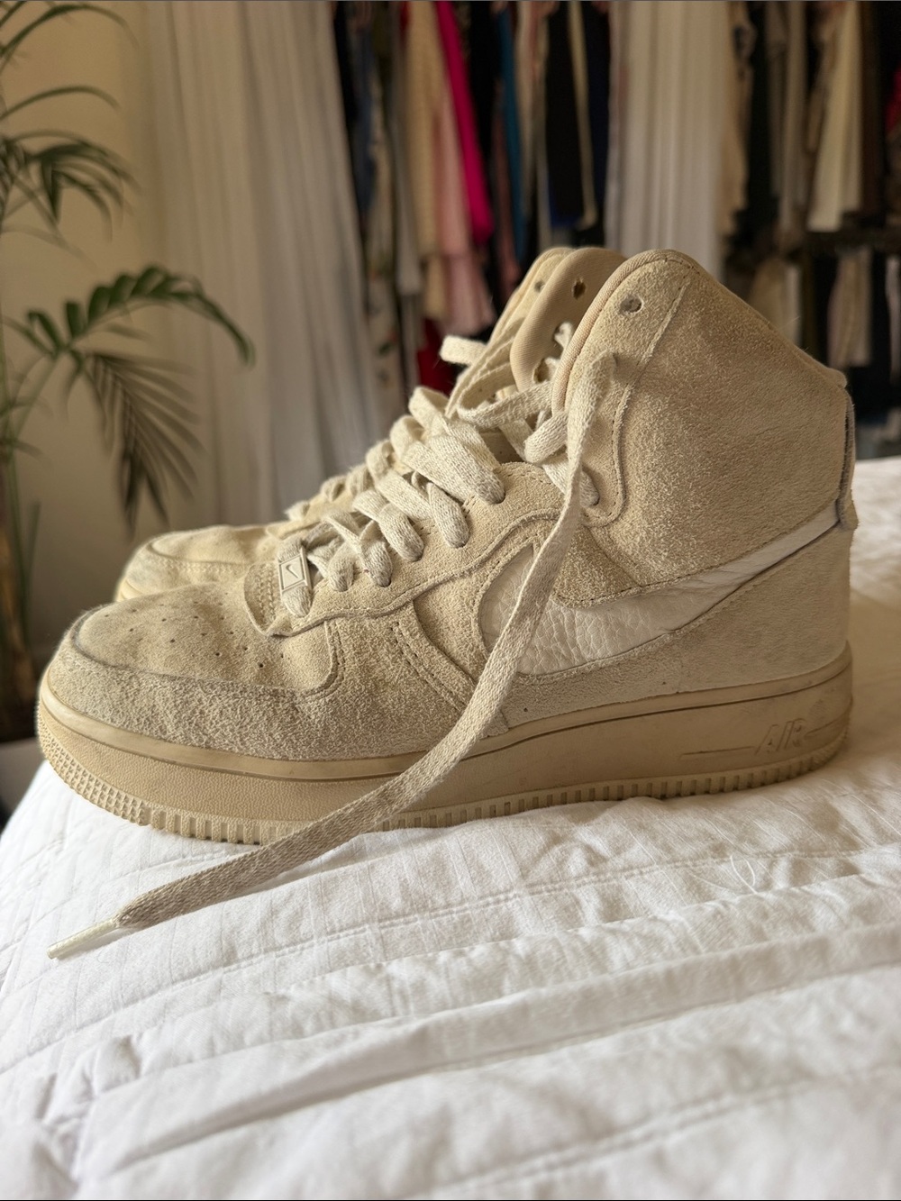 Nike Women's Air Force 1 Sculpt Shoes 'Sesame' (DC3590-105)